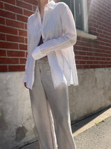 Embroidered Linen Shirt