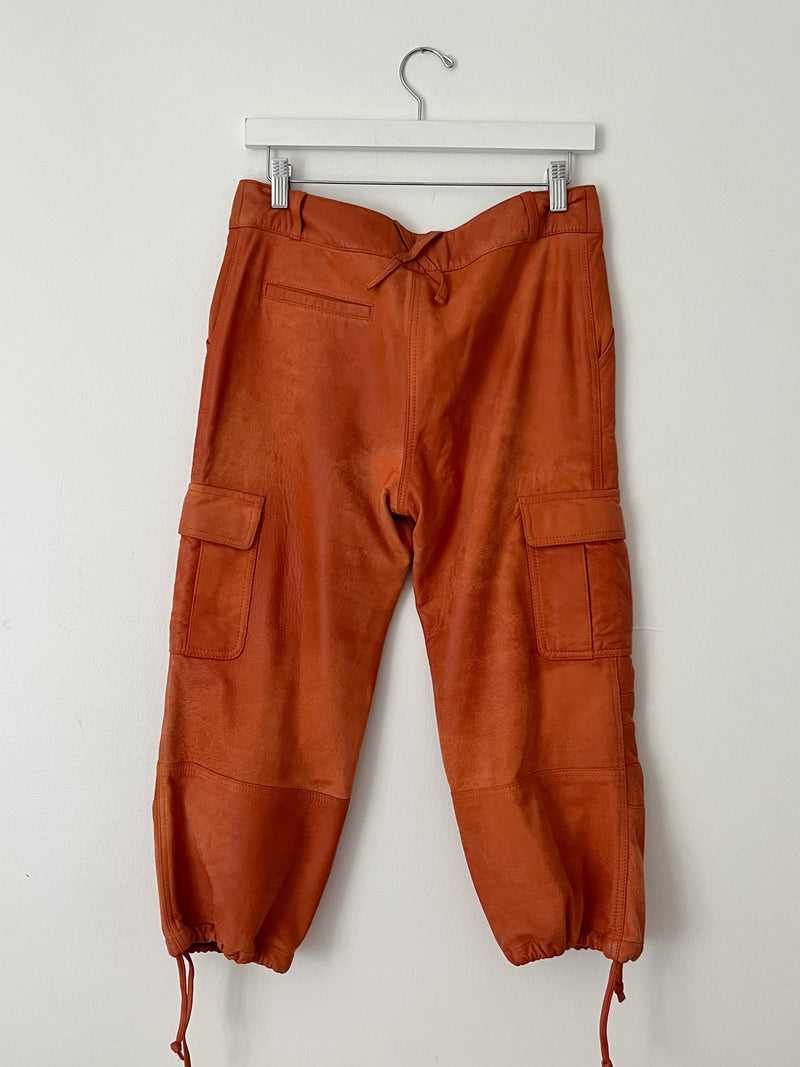 Leather Capri