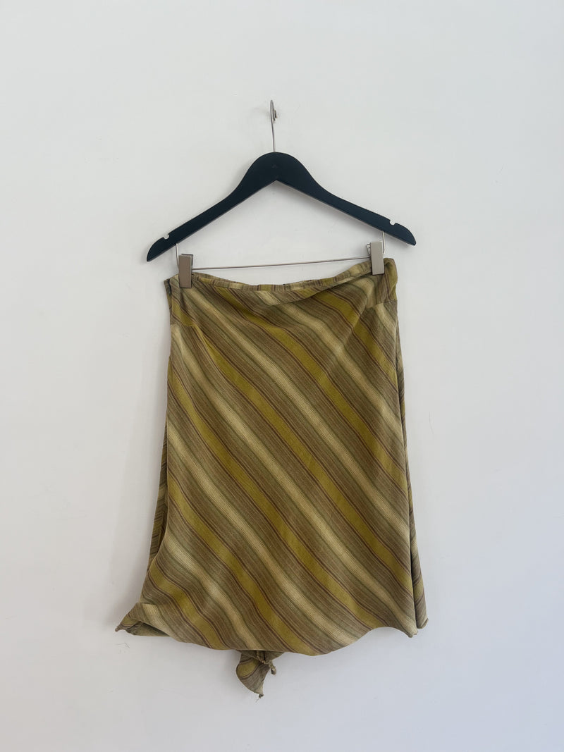Asymmetric Midi Skirt