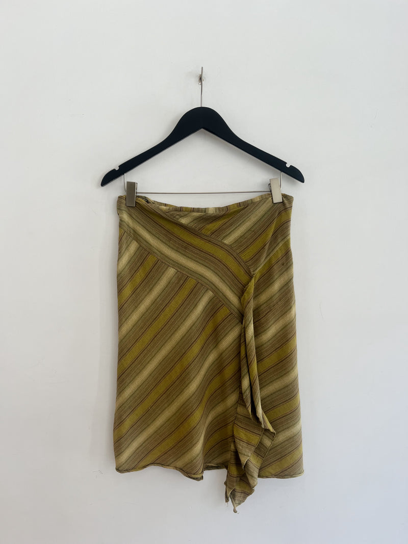 Asymmetric Midi Skirt