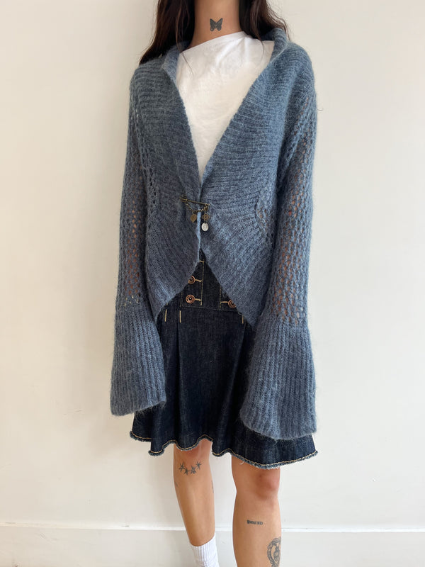 Crochet Mohair Cardigan