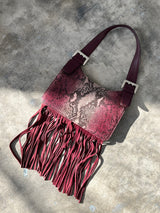 Leather Fringed Bag