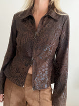 Two Way Zipper Blazer