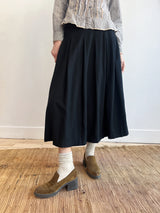 Wool Pleated Skirt