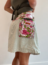 Printed Wrap Skirt