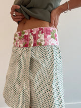 Printed Wrap Skirt
