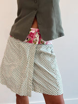 Printed Wrap Skirt